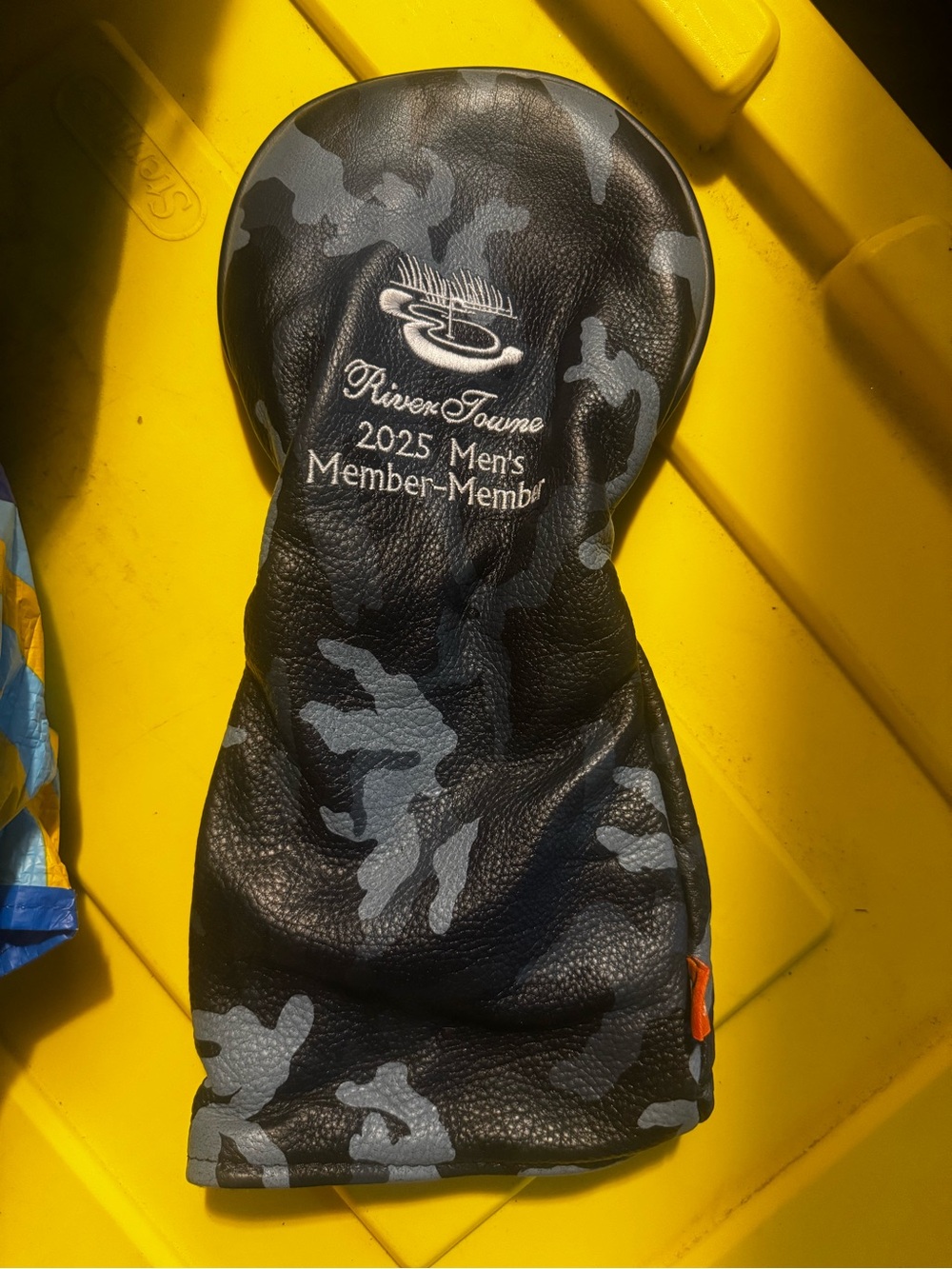 RiverTowne 2025 Men's Member Driver Headcover - Black/Grey Camo